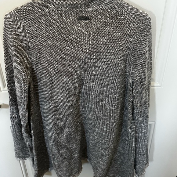 Calvin Klein Women's Black and White Cowl Neck Sweater - Picture 2 of 4